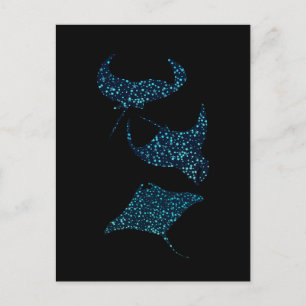 Cartão postal Manta Ray