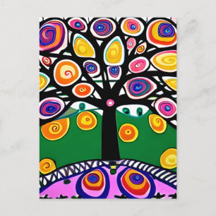 Cartão Postal Mantendo contato   Whimsic Art