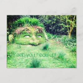 Cartão Postal Mantenha a cabeça erguida!