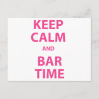 Mantenha Calmo e Hora do Bar