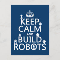 Mantenha os robôs calmos e construa (em qualquer c