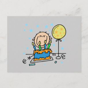 Cartão Postal Mantenha-Se Com Presentes De Bolo De Aniversário