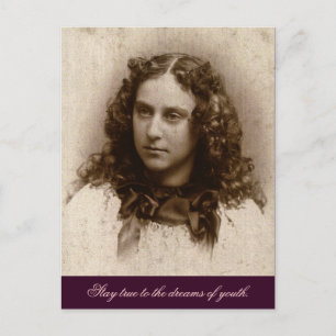 Cartão Postal Mantenha-se fiel aos sonhos da juventude