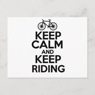 Cartão Postal Manter Calmo e Continuar A Andar