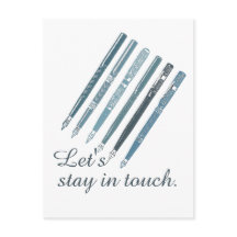 Manter em contato a ilustração personalizada de am