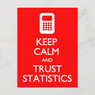 Cartão postal Manter Estatísticas de Confiança de 