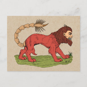 Cartão Postal Manticore
