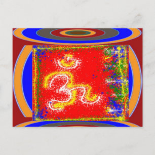 Cartão Postal MANTRA Shakti: Paixão Dedicando Paz