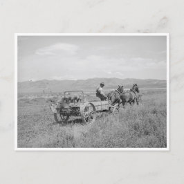 Cartão Postal Manure Spreader