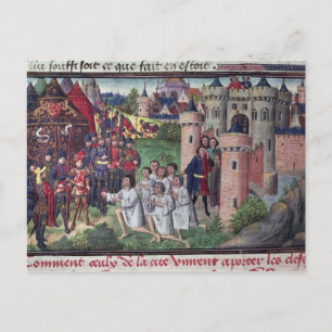 Cartão Postal Manuscrito de Jean Vauquelin