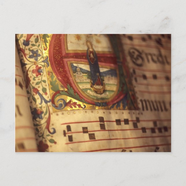 Cartão Postal Manuscrito iluminado (Frente)