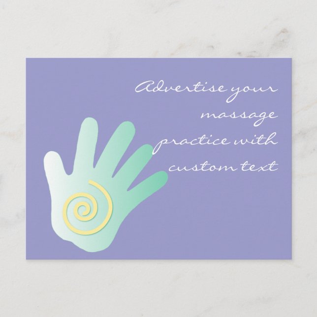 Cartão Postal Mão de cura (Frente)