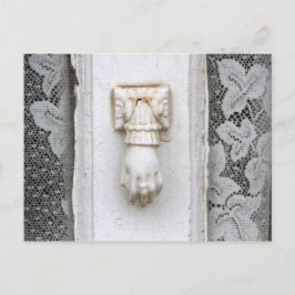 Cartão Postal Mão Door Knocker na estrada Canyon, Papais noeis F