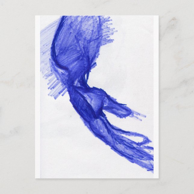 Cartão Postal Mão esquerda da expressão (Frente)