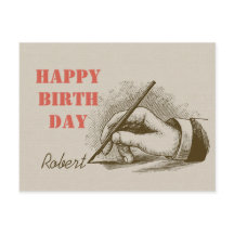 Mão masculina segurando uma fonte caneta CC0820 An