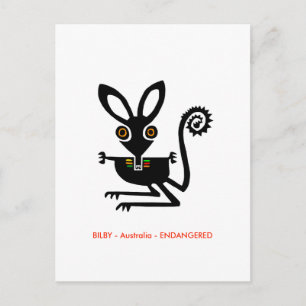 Cartão Postal Mão - - Vida selvagem australiana - marsupial -