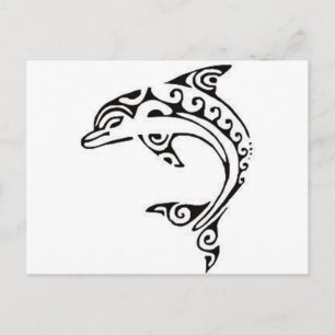 Cartão Postal Maori Dolphin