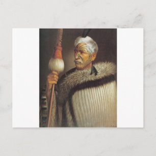 Cartão Postal Maori Gentleman