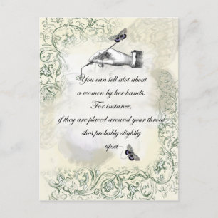 Cartão Postal "Mãos de mulher"