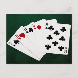 Cartão Postal Mãos Poker - Quatro De Um Tipo - Cives and Oight