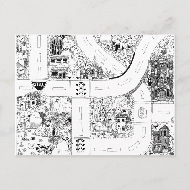 Cartão Postal Mapa 2 de 4 (Frente)