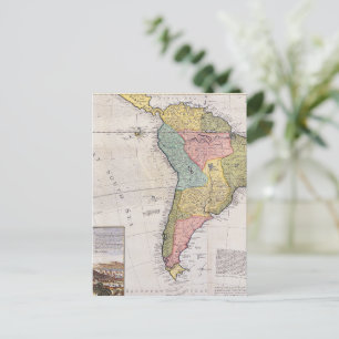 Cartão Postal Mapa antigo antigo inspirado (8)