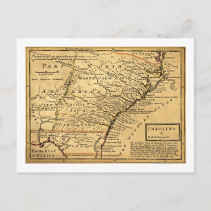 Cartão Postal Mapa CarolinaPanorâmico