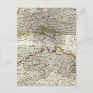 Cartão Postal Mapa Climático da Europa