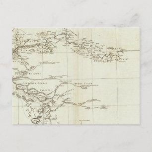 Cartão Postal Mapa da África Ocidental
