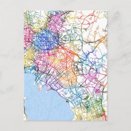 Cartão Postal Mapa da Cidade da China