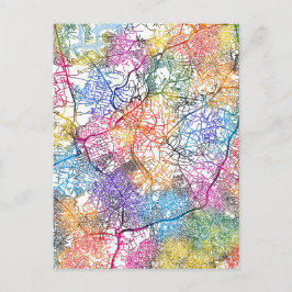 Cartão Postal Mapa da Cidade da Nigéria Ibadan