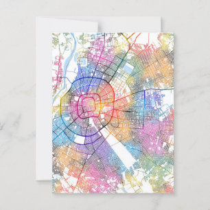 Cartão Postal Mapa da Cidade da Serra Bolívia papais noeis Cruz 