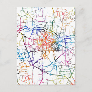 Cartão Postal Mapa da Cidade de Cumilla Bangladesh