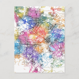 Cartão Postal Mapa da Cidade do Afeganistão em Cabul