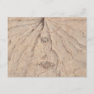 Cartão Postal Mapa da Montanha Lonley