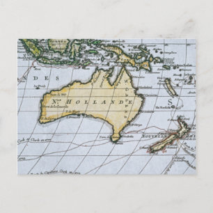 Cartão Postal Mapa da Nova Holanda