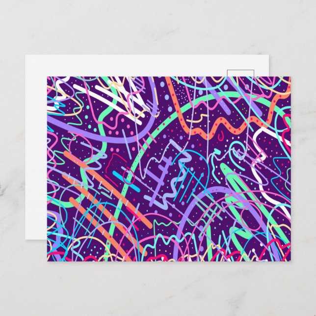 Cartão Postal Mapa das Estrelas (Frente/Verso)