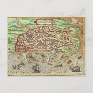Cartão Postal Mapa de Alexandria