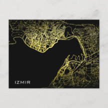 Mapa de Arte do Estilo Dourado Izmir