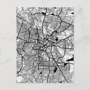 Cartão Postal Mapa de Bengaluru Karnataka