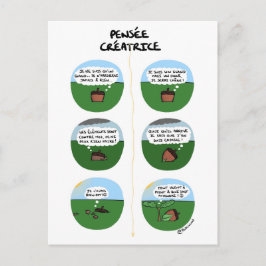 Cartão Postal Mapa de coaching “Pensamento criador "