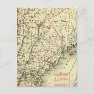 Cartão Postal Mapa de Condução e Rodas de Colton dos EUA 2