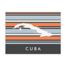 Mapa de Cuba: Tiras Modernas