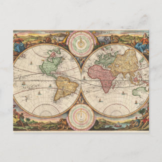 Cartão Postal Mapa de estoque 1730