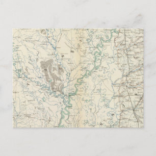 Cartão Postal Mapa de genes XIX