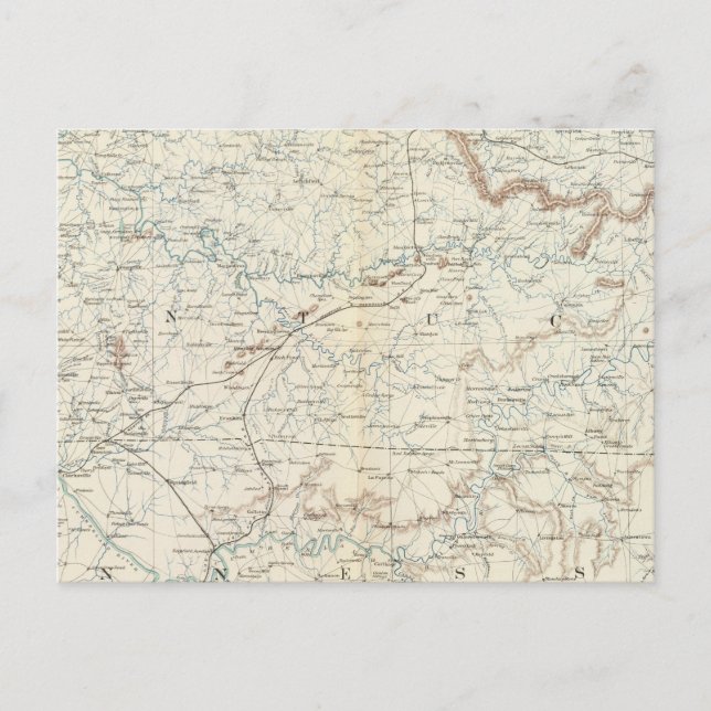 Cartão Postal Mapa de genes XV (Frente)