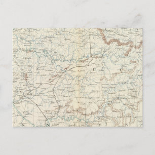 Cartão Postal Mapa de genes XV