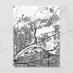 Cartão Postal Mapa de Guarulhos Brasil