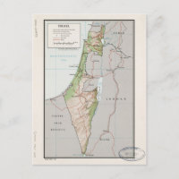 Mapa de Israel (1967)