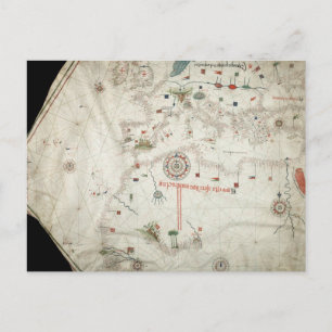 Cartão Postal Mapa de Jorge Aguiar - 1492